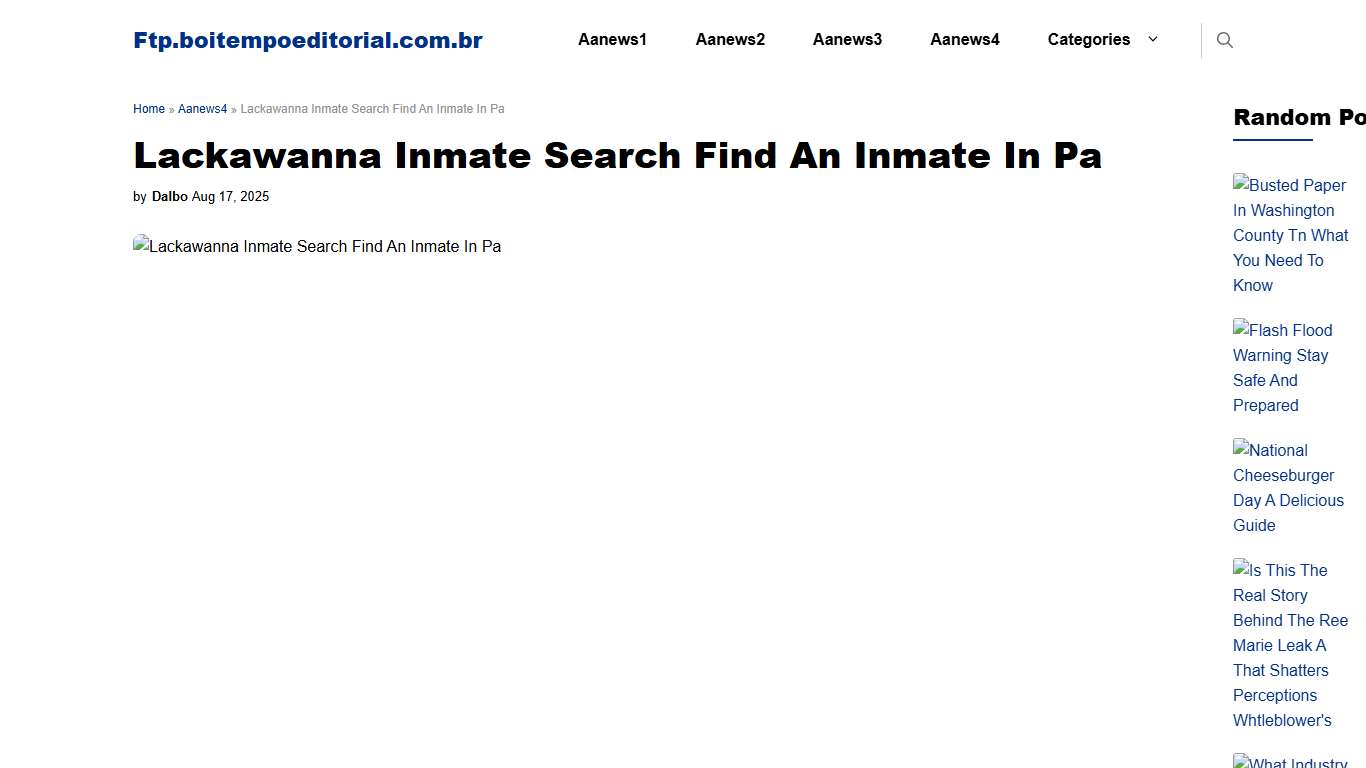 Lackawanna Inmate Search Find An Inmate In Pa